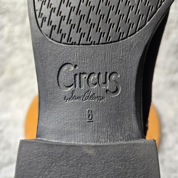 Circus by Sam Edelman Peyton Size 6 Over The Knee Black Faux Suede Pull On Boots - Picture 8 of 11